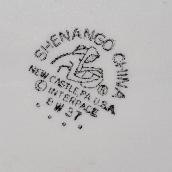 Shenango Vintage China 11x9 Oval Decorative Serving Dish Made In USA New Castle - Picture 5 of 11